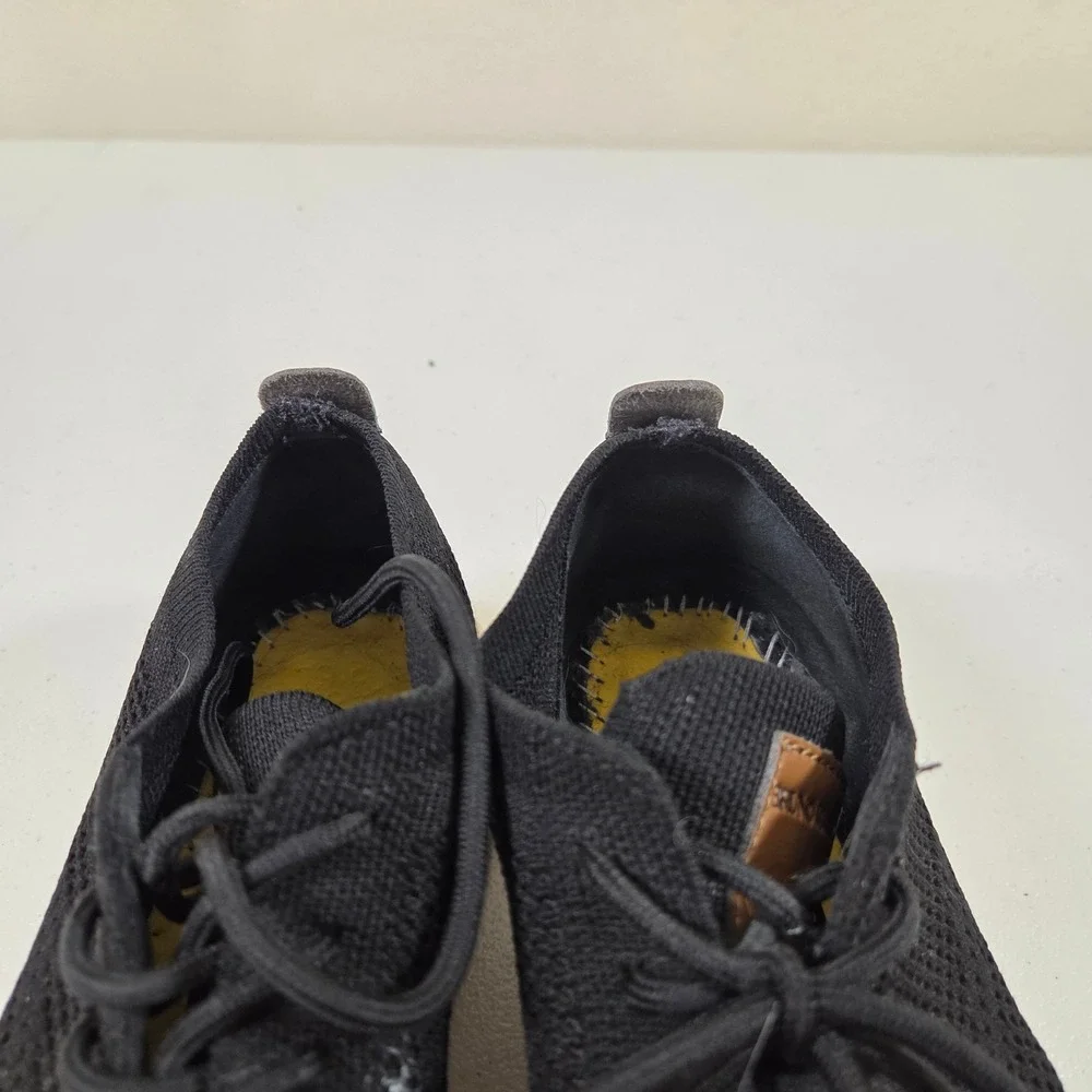 Bruno Marc‎ Grand-01 Mens Black Knit Mesh Casual Oxford Sneakers Size 7.5